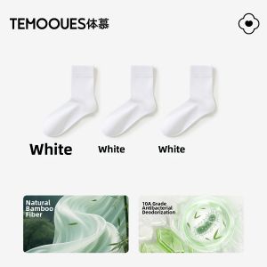Thin Business Socks Bamboo Fiber Anti-odor Antibacterial Medium-calf