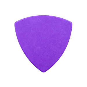 ปิ๊กกีตาร์ Delrin สีม่วงด้าน | 5 ชิ้น | 0.5 / 0.8 มม. | ทรงสามเหลี่ยม | จับกระชับ | ไม่ลื่นมือ | สีม่วง