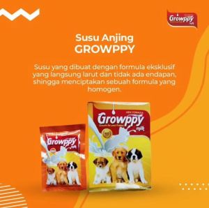 Growppy Susu Hewan Anjing 1 Sachet