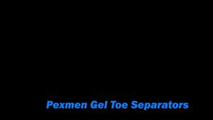 Pexmen 2/4Pcs Gel Toe Separators Spacers Bunion Pads Spreaders Toes Protector for Men and Women