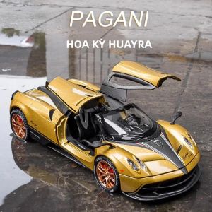Tỉ Lệ 1/22 Pagani Huayra Dinastia Diecast Xe Ô Tô Mô Hình Đồ Chơi Có Âm Thanh Ánh Sáng & Chức Năng Kéo Lại Xe Thể Thao Kim Loại Màu Đỏ/Tím/Vàng Dành Cho Trẻ Em