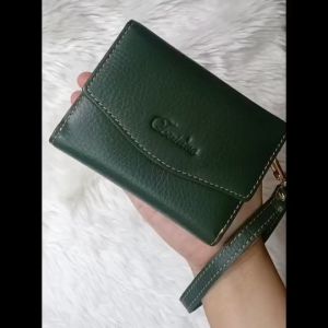 กระเป๋าZerinne 2พับหน้า_หลัง ขนาดกลาง5นิ้ว กระทัดรัดพกสะดวก พร้อมสายคล้องแขนที่แสนสวยงาม