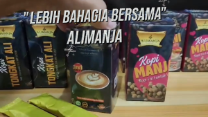ALIMANJA COFFEE "lebih bahagia bersama" Kopi tongkat ali dan kopi manjakani 3 in 1 rahsia hangat