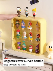MOSHOE Acrylic Display Rack Wall Mounted Display Box Storage Stand Multi-layer Dustproof Storage Box Popmart