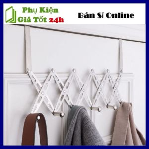 MÓC TREO QUẦN ÁO SAU CỬA 6 MÓC GẤP GỌN BẰNG THÉP KHÔNG GỈ ĐA NĂNG - MÓC TREO SAU CỬA 6 CHẤU MÓC QUẦN ÁO  MÓC ĐỒ TIẾT KIỆM DIỆN TÍCH TIỆN DỤNG - MÓC TREO ĐỒ ĐA NĂNG