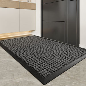 Dajiang Entrance Mat Commercially Rated Dirt Resistant Door Mat Anti Slip Rug for Home Use Modern Simple Style Polyester Fiber
