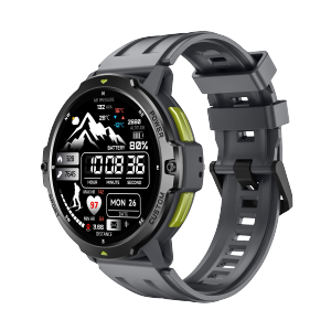 นาฬิกาสมาร์ทวอทช์ GPS รุ่นใหม่ ปี 2025 หน้าจอ AMOLED 1.46 นิ้ว พร้อมเข็มทิศ วัดความสูงด้วยบารอมิเตอร์ แบตเตอรี่ 580mAh กันน้ำ 5ATM สำหรับกีฬากลางแจ้ง สำหรับผู้ชาย