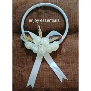 Flower girl hoops open for request color or motif