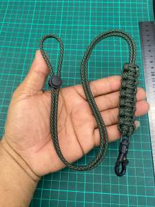 สายคล้องคอ ห้อยนกหวีด ห้อยบัตร (เชือกparacord 4mm คุณภาพดีไม่อมน้ำ แห้งเร็ว)