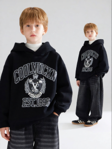 MUCMUKN | Hooded Fleece Campus Style Boys Sweatshirt