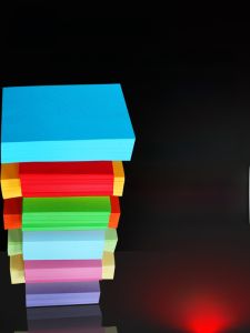 กระดาษถ่ายเอกสารสี A5 ขนาด A4 ครึ่งใบ 500 แผ่น กระดาษทำมือสำหรับเด็กอนุบาล กระดาษถ่ายเอกสารสีผสม กระดาษสีแดง ฟ้าอ่อน สีเขียวอ่อน สีชมพู 70g