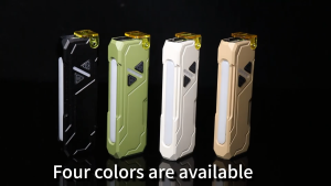 Asafee DT009 15 Modes EDC Flashlight RGB Side Light Type-C Rechargeable Mini Pocket Torch with UV Light for Camping and Daily Carry