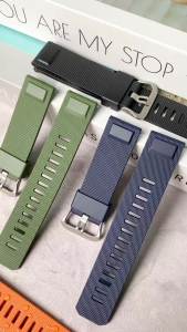 Dây Đeo Đồng Hồ Silicon TPU Cho Casio PROTREK PRW-6900 PRW-6800/3400 Nam Thể Thao Chống Nước Phát Hành Nhanh Dây Đeo 23mm Màu Đen Quân Đội Xanh Cam Xanh Hoàng Gia