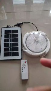 Paket Lampu Tenaga Surya Solar Indoor & Plafon 100 Watt