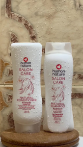 Human Nature Salon Care Natural Conditioner 200ml | For Chemically Treated Hair Protects Color & Restores Shine | No Sulfates Silicones Parabens