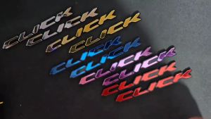 CLICK Emblem akrilik sticker acrylic Click Vario