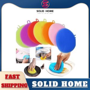SOLID HOME Multipurpose Silicone Kitchen Washing Brushes: Quality Tools for Your Home