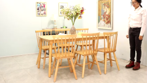 Bộ Bàn ăn 6 ghế Song Tiện: -  MIỄN PHÍ SHIP tại HCM Bình Dương Đồng Nai - Shop TÍNH THÊM PHÍ SHIP khi giao hàng về CÁC ĐỊA PHƯƠNG KHÁC