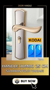 HANDLE KOMPLIT SET + KUNCI PINTU 25CM KUALITAS TEBAL KUAT ORIGINAL / GAGANG RUMAH KAMAR HANDLE PREMIUM ASLI