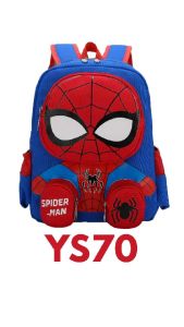 Tas Ransel Anak Motif Karakter Animasi BagPack Anak Sekolah TK SD Lucu Terbaru -YS70