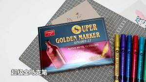 12 Màu Sắc Siêu Cao Cấp Kim Loại Sơn Bút Đánh Dấu Bộ Nghệ Thuật Bút Cho Mô Hình Tô Màu Thiệp Chúc Mừng Thủy Tinh & Gỗ Đồ Trang Trí Tự Làm