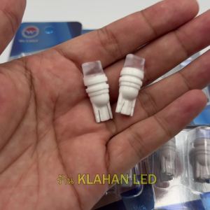 ไฟหรี่LED หลอดไฟหรี่LED ไฟหรี่เซรามิค LED ขั้ว T10 หัวแบบเซรามิก หลอดไม่ร้อน 12V (1คู่)