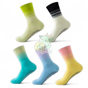 A3 Kaos Kaki Wanita Dan Pria Panjang Yoga Pilates Gym Lari Anti Slip
