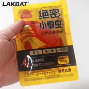 LAKBAT Krill Shrimp Meat Fishing Attractant Fishy Flavor Wire Drawing Sticky Hook Bite Additive Soft Lure Pesca Sea Bait