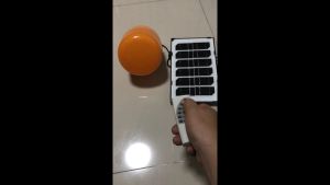 หลอดไฟไล่ยุงโซล่าเซลล์ หลอดไฟคอกวัว หลอดไฟตุ้ม หลอดสีแดง ไฟไล่ยุงไล่แมลง เปิด ปิด อัตโนมัติ หลอดไฟตุ้มไล่ยุง LEDไฟโซล่าเซล+แผงโซล่าเซล์