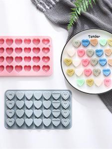 ZBQ | Heart Shaped DIY Chocolate Mold 28 Cavities