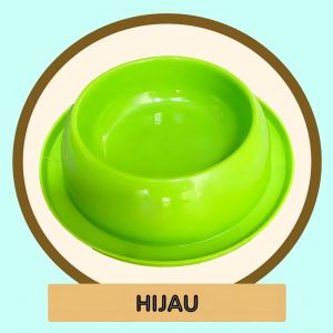 TEMPAT PAKAN ANJING - KUCING BULAT SINGLE BOWL ANTI SEMUT