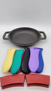 Silicone Anti-Scald Pot Handle Sleeve High Temperature Resistant Non-stick Pan Grip Protector Cover Cookware Kitchen Gadget