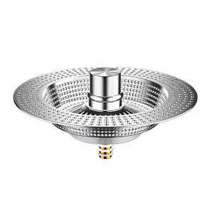 Wonrefact | Stainless Steel Kitchen Sink Strainer with Pop-Up Drain Stopper
