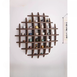 ZHENXUANGE | Wall Mounted Wooden Display Shelf