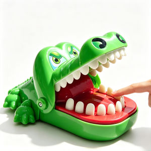 Crocodile Teeth Toys Alligator Biting Finger Dentist Classic Family Games Party Pranks Childrens Lucky Game Decompression Toy