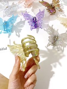 Jepit Jelly Kupu Kupu Aksesoris Rambut Fashion Kawaii Jedai Rambut Salon Bahan Premium Import