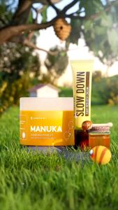 SOMETHINC Manuka Sugar Wax Home Kit (Waxing Natural untuk Tubuh) 200gr | Hair Recuder Cream 30gr | BPOM | FUFUMISE