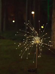150led solar fireworks lights waterproof fairy light auto on/off solar garden light solar dandelion lamp太阳能蒲公英灯 [H21]