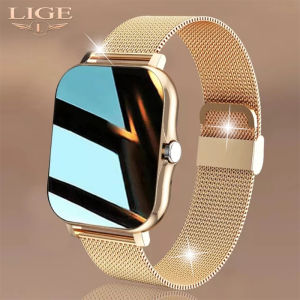 LIGE New women watch Fashion Bluetooth Call Full Touch Screen Waterproof Fitness Tracker Multifunction watch for women original