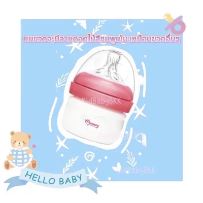 ⚡️พร้อมส่ง⚡️ ขวดนมคอกว้าง 2 ออนซ์ Momeasy ป้องกันโคลิค จุกนมแรกเกิด S