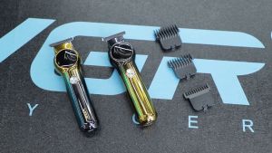 ORIGINAL VGR V-989 New Design Gradual Change Electric Hair Clipper Household Mens Digital Display Electric Push