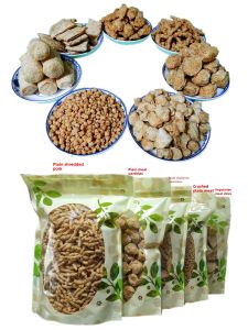 Suxinfang Vegetarian/Non-GM Soybean Tissue Silk Protein Soy-Meat Pieces of Silk Grain Broken Imitation Soy-Meat Dry Goods