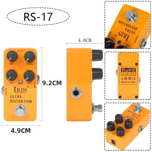 IRIN | IRIN Ultra Distortion Guitar Effect Pedal High-Gain True Bypass Metal RS-17 Phụ Kiện Đàn Guitar Điện