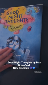 Good Night Thoughts by Max Greenfield illustrated by James Serafino (Hardback)