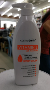 Cosmoderm Vitamin E with Aloe Vera Bodywash 500ml (Exp 10/2028)