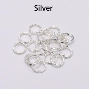50-200pcs/lot 3-20mm Open Jump Rings Rose Gold Loops Split Rings Connectors for DIY Jewelry Making Findings Diy Accessories