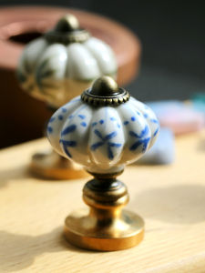 Retro Ceramic Sealing Wax Stamp Handle Classical Style Sealing Wax Head Handle Tool for Business And Cultural Supplies