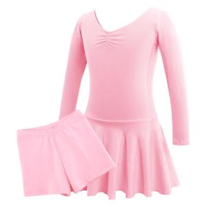 aiwuge | Bộ Đồ Nhảy Dành Cho Bé Gái Tay Ngắn Phân Riêng