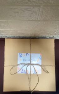 Paket Melukis Kanvas 20x20 cm Isi 2 Set Cat Akrilik Kuas Palet Spidol Box