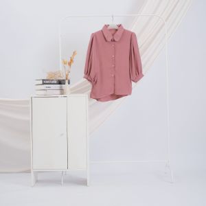 Blouse Elze Terbaru 2025 Termurah Atasan Remaja Abg Terkini Kemeja Wanita Korean Style Bahan Cringkel Premium Import